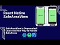 React Native SafeAreaView vs StatusBar Explained What’s Changed in React Native 0.82  #android #ios