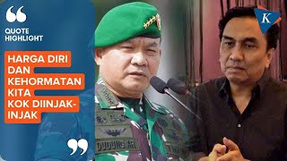 Momen KSAD Dudung Marah Tanggapi Ucapan Effendi Simbolon soal TNI