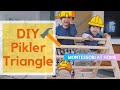 DIY Kids Wooden Climber (Pikler Triangle) || Montessori at home || Woodworking with kids ||