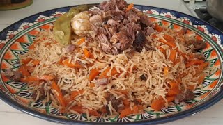 Очень вкусный рассыпчатый плов. Узбекский плов. Секреты приготовления плова.