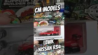 cm model nissan r34 LBWK  #diecast #miniscale #cmmodel #nissanskyline #nissanr34 #shorts #jdm