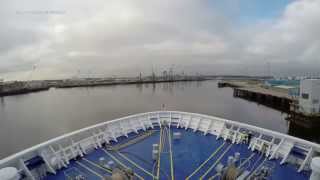 DFDS in 4K: IJmuiden (NL) to Newcastle (UK) time lapse. Ship King Seaways