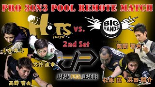 東京HOTS vs. BIG HANDS 【Pro 3on3 Pool】Remote Battle!! 2nd Set