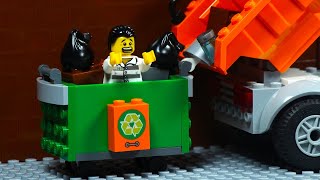 Lego City Prison Break Garbage Truck