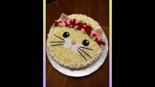 #Cat shaped#cakes