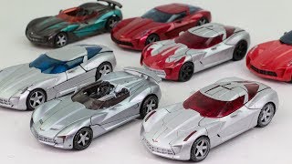 Transformers Movie Deluxe Sideswipe Swerve Darksteel Corvette Stingray 7 Vehicles Cars Robots Toys