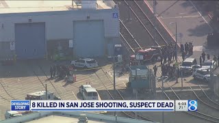 8 dead in shooting at rail yard serving Silicon Valley