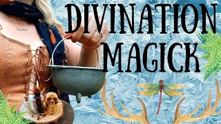 Simple Divination Magick | 5 Forest Green Witch Tools | Vlog