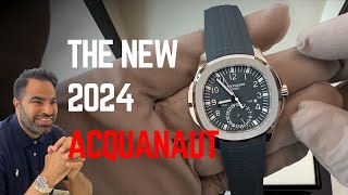 Exclusive First Look: 2024 Patek Philippe Aquanaut 51-64 G Review!