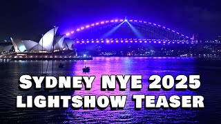 Sydney NYE 2025 Harbour Bridge Lightshow Teaser