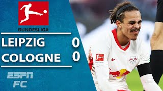 RB Leipzig setback after goalless draw vs. FC Cologne | ESPN FC Bundesliga Highlights