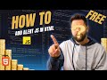 ⚡ How to Add an Alert Box in JavaScript (Beginner's Guide!)