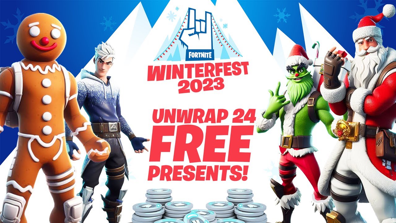 Fortnite Winterfest 2023! (All Presents & Rewards) - YouTube