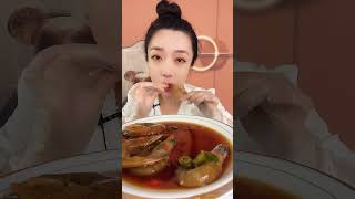 Shrimp sucking🦐🦐🦐 #asmr #mukbang #seafood #delicious #eating