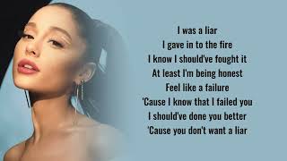 Ariana Grande - One last time Lyrics