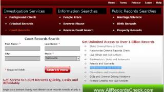 How to Do INSTANT Court Records Check Nationwide