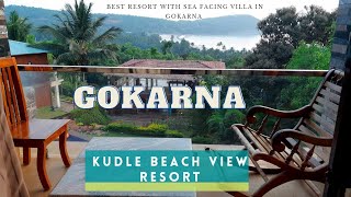 Kudle Beach View Resort | Best resort in gokarna | Sea facing villa #maravanthebeach #droneview