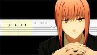 Chainsaw Man OP - Kick Back (Easy Guitar Tabs Tutorial)