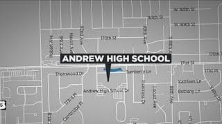 Teen arrested with a gun near Andrew High School in Tinley Park