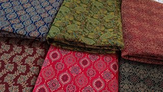 Ajrak print cotton running materials #trending #cotton #ajrakprint #fashion #churidar #latest