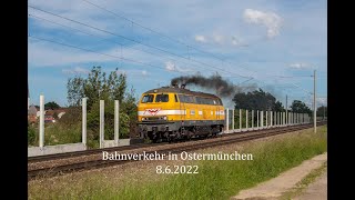 Bahnverkehr in Ostermünchen 8.6.2022