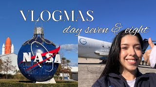 VLOGMAS | day seven \u0026 eight: zero gravity adventure with my dad