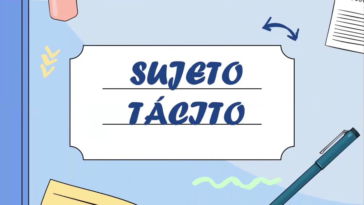 Sujeto Tácito Youtube