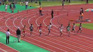 第78回愛知陸上競技選手権大会名古屋地区予選会　男子100m　第1組　2018/06/09