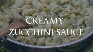 Creamy Zucchini Sauce