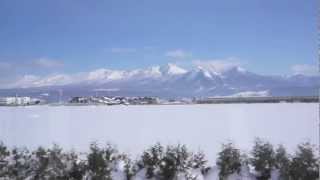 富良野線　上富良野〜中富良野の車窓