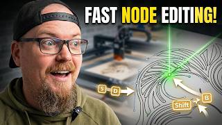 LightBurn Edit Nodes: Every Hotkey Explained | LightBurn for Dummies Ep. 8