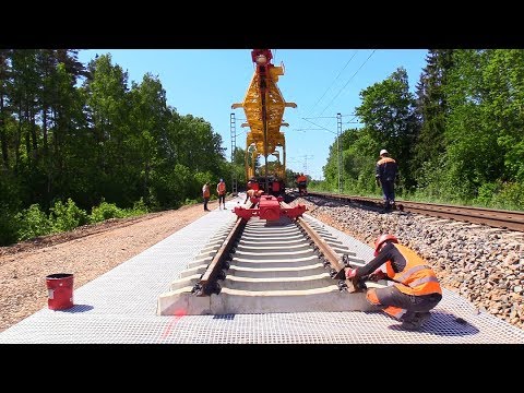 Капитальный ремонт железной дороги — все процессы / Railway track complete repair — all processes