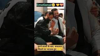 Bobby Deol getting emotional & crying 💔after #Animal Success #trending #ranbirkapoor #shorts