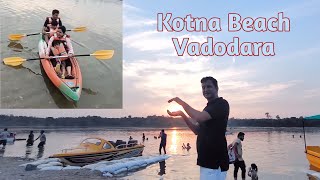 Gujarat Vlog : Speed boat \u0026 Kayaking in Kotna Beach, Vadodara | Tourist Place near Vadodara