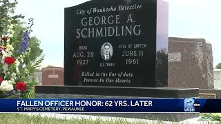 Fallen Waukesha detective honored 62 years after death
