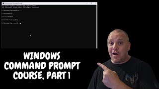 Windows Command Line course, Part 1 - Command line introduction and changing drives & directories