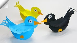 DIY paper toys | Easy paper birds