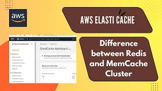 Aws Elasti cache Service - Difference between Redis \u0026  Memcache Cluster and Overview(Hindi)