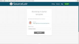 Bootstrap 4 Alpha - Getting started in 30 seconds