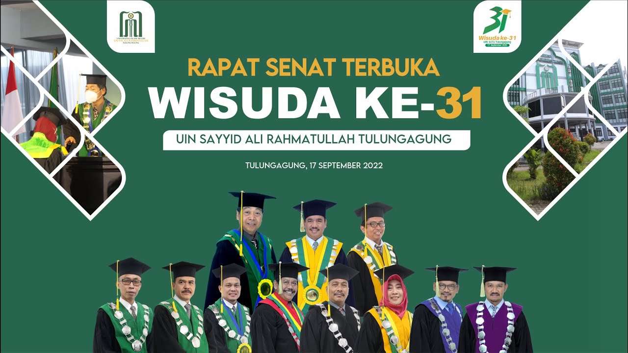 🔴 LIVE || WISUDA KE-31 UIN SATU TULUNGAGUNG - YouTube