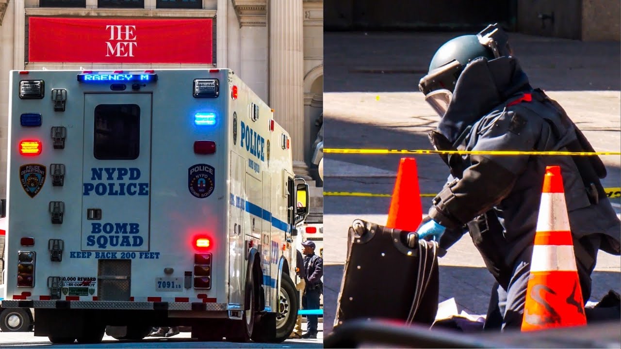 *RARE* NYPD Bomb Squad Responds To BOMB THREAT At The MET Museum Of Art ...