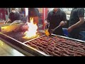 amazing looleh kebab in tehran popular street food in iran iranian kebab