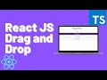 React JS Typescript Drag and Drop