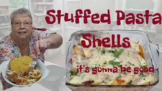 He loves pasta so I made Stuffed Pasta Shells. They were a huge hit.