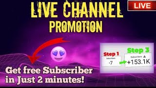 Live Channel Checking| And Chennal Promotion For Free