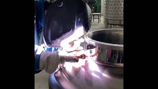 Continuous TIG Welding of 304 stainless steel Top manway