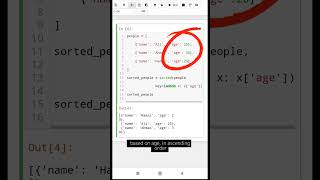 #5 Sorting HOW TO | Python Tutorial: Sorting a List of Dictionaries by Age using Lambda Function