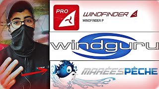 شرح 3 مواقع في واحد Windguru/ Windfinder /Maréepêche