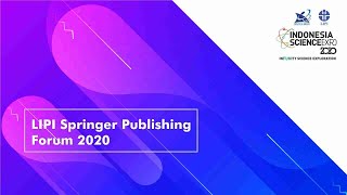 LIPI Springer Publishing Forum 2020