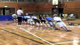 20110903 綱引練習①　tug of war japan